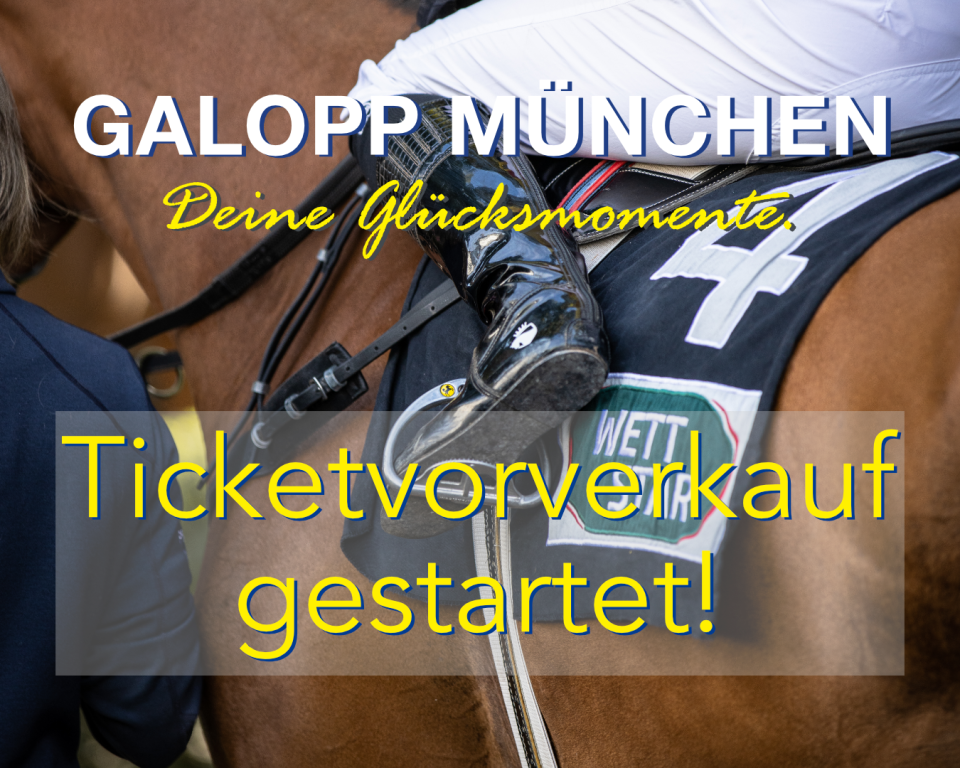 Ticketvorverkauf für die Münchener Rennsaison 2024 gestartet